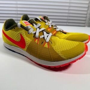Nike Zoom Rival XC Running Shoes 'Citron/Bright Crimson' Size 7.5
